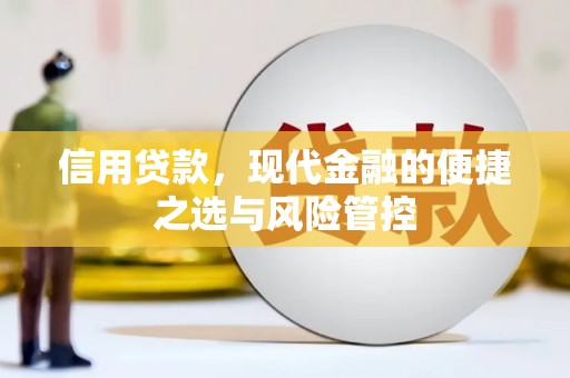 门头沟信用贷款，现代金融的便捷之选与风险管控