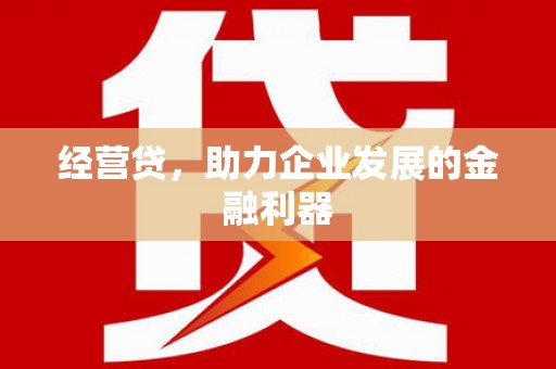 玉环经营贷，助力企业发展的金融利器
