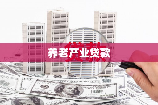 灌云养老产业贷款
