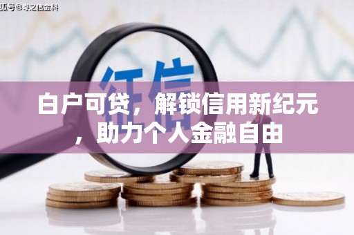 屏边白户可贷，解锁信用新纪元，助力个人金融自由