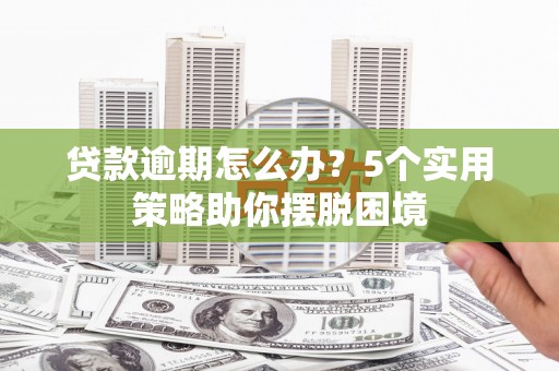 大林贷款逾期怎么办？5个实用策略助你摆脱困境