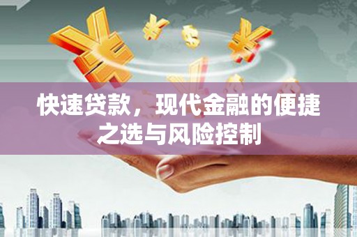嘉黎快速贷款，现代金融的便捷之选与风险控制