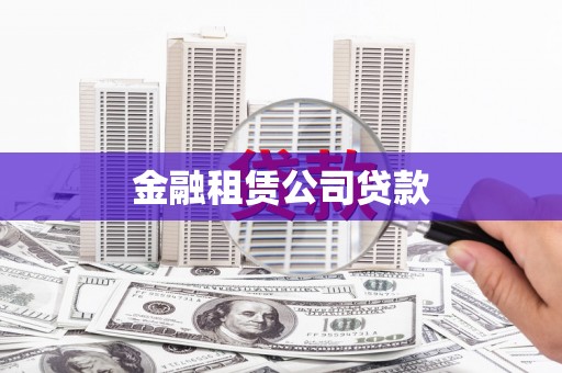 普格金融租赁公司贷款
