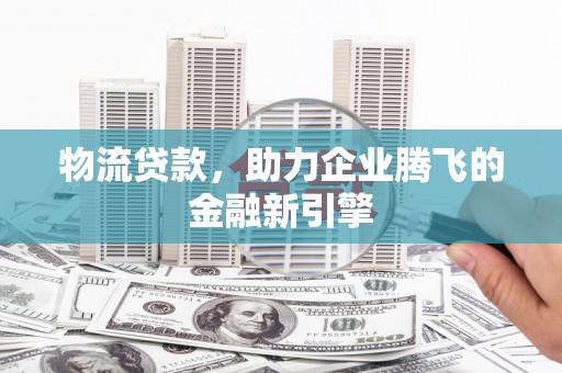 丽水物流贷款，助力企业腾飞的金融新引擎
