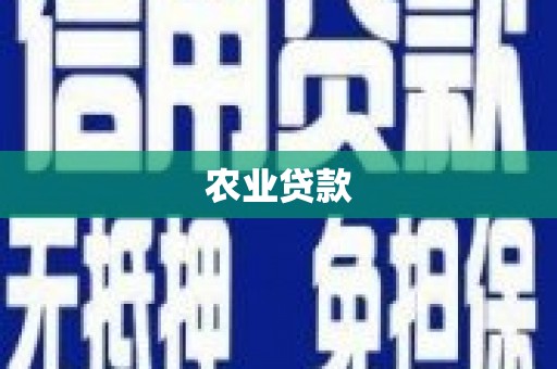 江海农业贷款