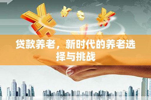 防城贷款养老，新时代的养老选择与挑战