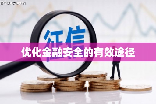 平南优化金融安全的有效途径